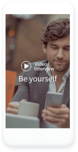 Screenshot of Video Interview application for mobile devices